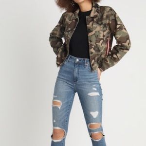 Abercrombie & Fitch Army Print Jacket